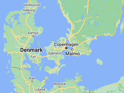 Map showing location of Veksø (55.75473, 12.23837)