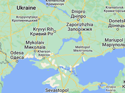 Map showing location of Velyka Lepetykha (47.17572, 33.94362)