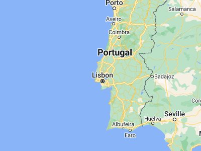 Map showing location of Venda do Pinheiro (38.92365, -9.23178)