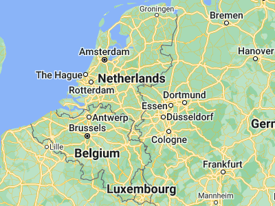 Map showing location of Venray (51.525, 5.975)