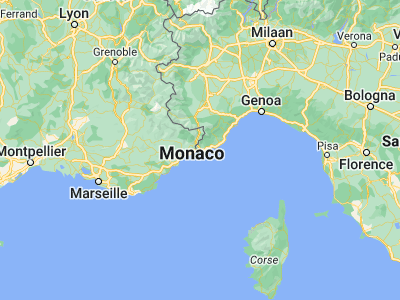 Map showing location of Ventimiglia (43.78956, 7.60872)