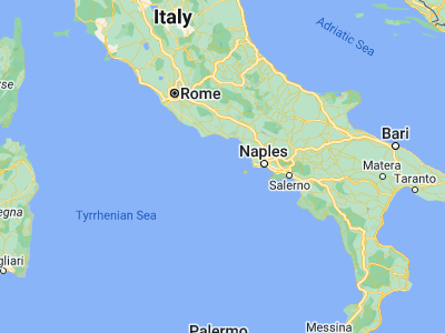 Map showing location of Ventotene (40.796, 13.43121)