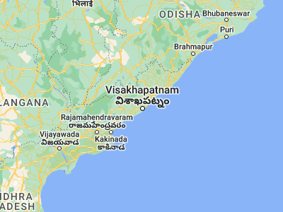 Map showing location of Vepagunta (17.77844, 83.21577)