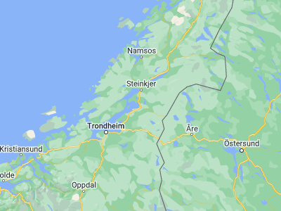 Map showing location of Verdal (63.79332, 11.4817)