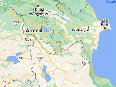 Map showing location of Verishen (39.53557, 46.31221)