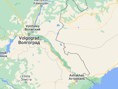 Map showing location of Verkhniy Baskunchak (48.22564, 46.7217)