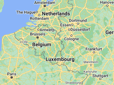 Map showing location of Verviers (50.58907, 5.86241)