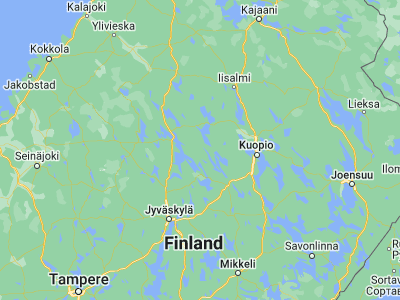 Map showing location of Vesanto (62.93333, 26.41667)