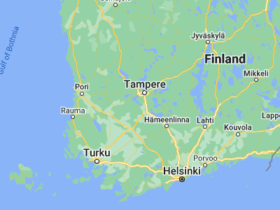 Map showing location of Vesilahti (61.31667, 23.61667)