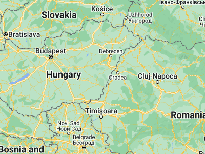 Map showing location of Vésztő (46.91667, 21.26667)