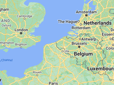 Map showing location of Veurne (51.07231, 2.66238)