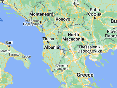 Map showing location of Vevčani (41.24056, 20.59333)