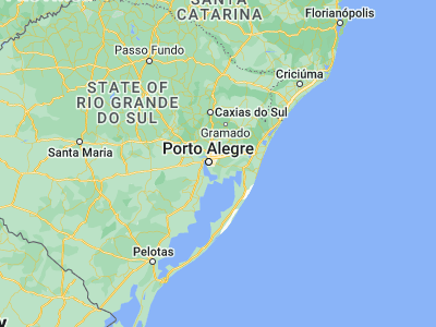Map showing location of Viamão (-30.08111, -51.02333)