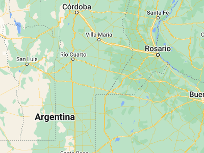 Map showing location of Viamonte (-33.74647, -63.09764)