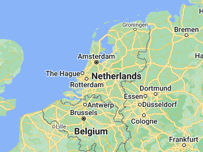 Map showing location of Vianen (51.9925, 5.09167)