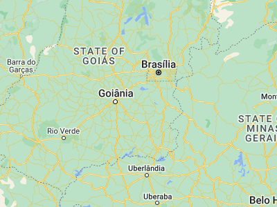 Map showing location of Vianópolis (-16.74194, -48.51639)