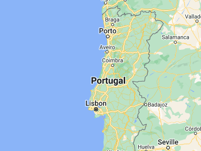 Map showing location of Vieira de Leiria (39.86945, -8.93238)