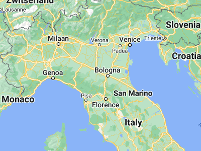 Map showing location of Vignola (44.48296, 11.0048)