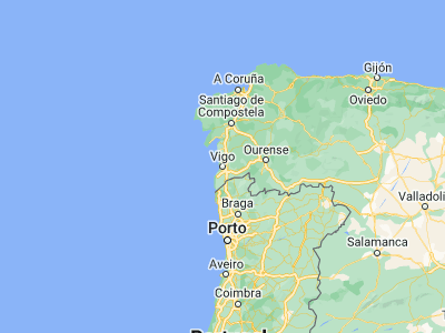Map showing location of Vigo (42.23282, -8.72264)