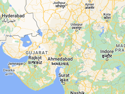 Map showing location of Vijāpur (23.5623, 72.74848)