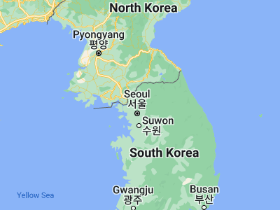 Map showing location of Vijongbu (37.7415, 127.0474)