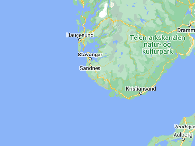 Map showing location of Vikeså (58.63759, 6.09133)