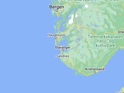 Map showing location of Vikevåg (59.09758, 5.69694)