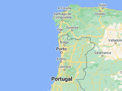 Map showing location of Vila Frescainha (41.53846, -8.63971)