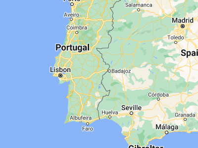 Map showing location of Vila Viçosa (38.7777, -7.41793)