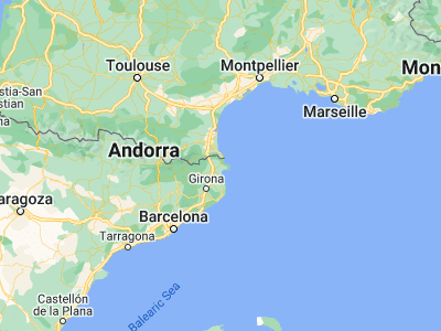 Map showing location of Vilajuïga (42.32533, 3.09302)
