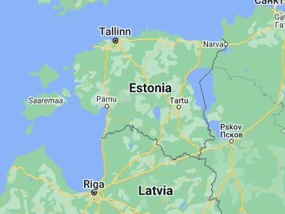 Map showing location of Viljandi (58.36389, 25.59)