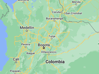 Map showing location of Villa de Leiva (5.645, -73.56667)
