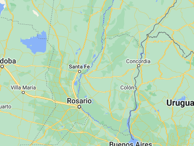 Map showing location of Villa María Grande (-31.66565, -59.90182)