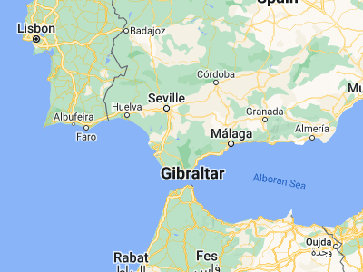 Map showing location of Villamartín (36.85979, -5.64485)