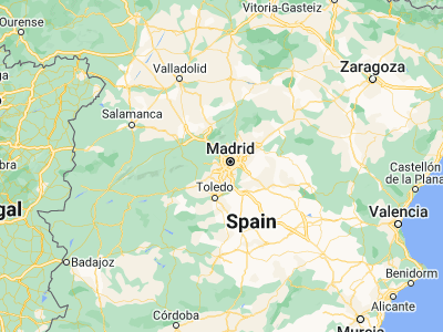 Map showing location of Villaviciosa de Odón (40.35692, -3.90011)