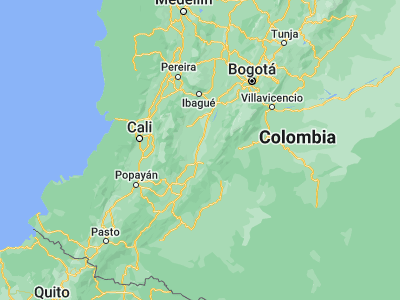 Map showing location of Villavieja (3.22052, -75.21864)