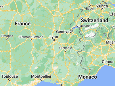 Map showing location of Villefontaine (45.6125, 5.14558)