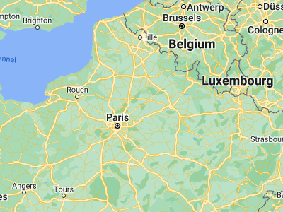 Map showing location of Villers-Cotterêts (49.25311, 3.09003)