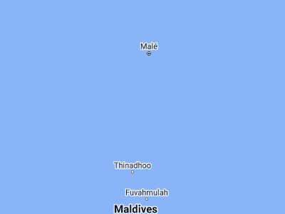 Map showing location of Vilufushi (2.50306, 73.30859)