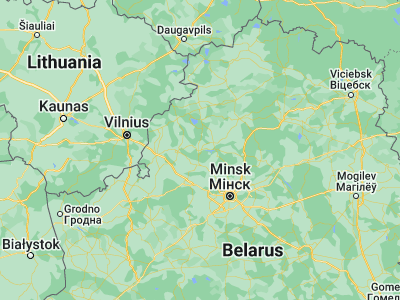 Map showing location of Vilyeyka (54.4914, 26.9111)