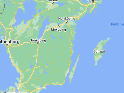 Map showing location of Vimmerby (57.66588, 15.85515)