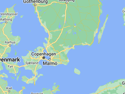 Map showing location of Vinslöv (56.1, 13.91667)