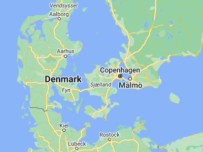 Map showing location of Vipperød (55.66768, 11.73967)