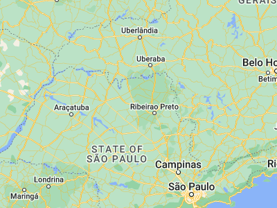Map showing location of Viradouro (-20.87306, -48.29694)