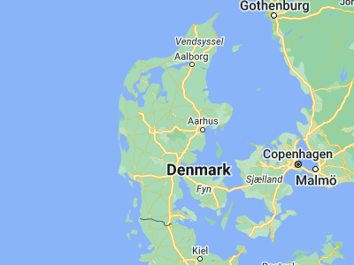 Map showing location of Virklund (56.13218, 9.55582)