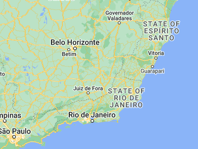 Map showing location of Visconde do Rio Branco (-21.01028, -42.84056)
