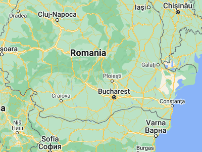 Map showing location of Vişineşti (45.1, 25.55)