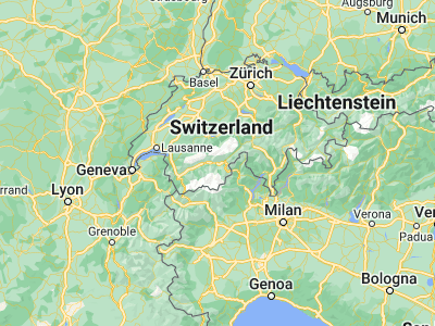 Map showing location of Visp (46.2937, 7.88149)