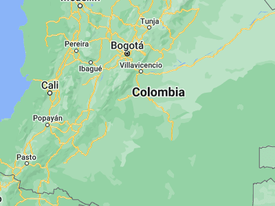 Map showing location of Vista Hermosa (3.12428, -73.75156)