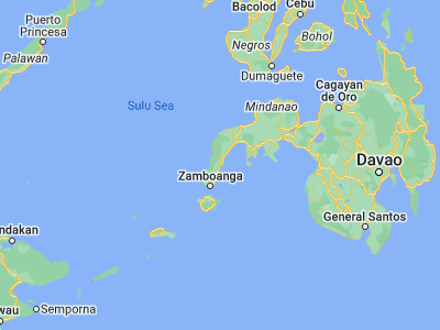 Map showing location of Vitali (7.37111, 122.28861)